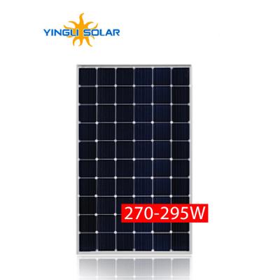 China Commercial High Efficiency Poly 270w 275w 280w 285w 290w 295w Solar Panel China Price Cheap Solar Panels For Home Use Complete for sale