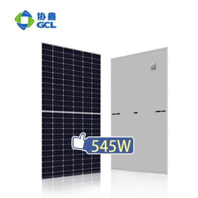 China New Arrival 510watt 515watt 520watt 525watt 530watt 535watt 540watt GCL Mono Single Glass Panel 182mm Solar Panels 550watt GCL-M10/72H for sale