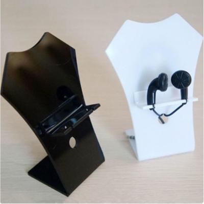 China Stable Acrylic Display Fixtures Hot Acrylic Headset Stand / Rack Lightweight for sale