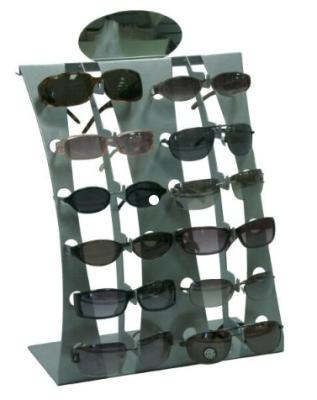 China 12 Pairs Retail Sunglass Display Fixtures For Shopping Mall Easy To Install for sale