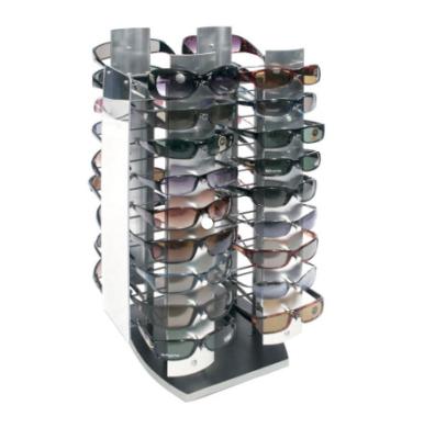 China 36 Pair Rotating Eyeglass Display Rack , Retail Shop Sunglasses Display Unit 25