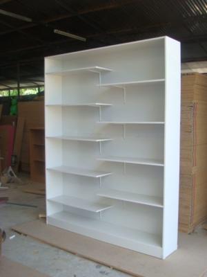 China Durable Supermarket Display Shelves / Wall Display Racks For Retail Stores for sale