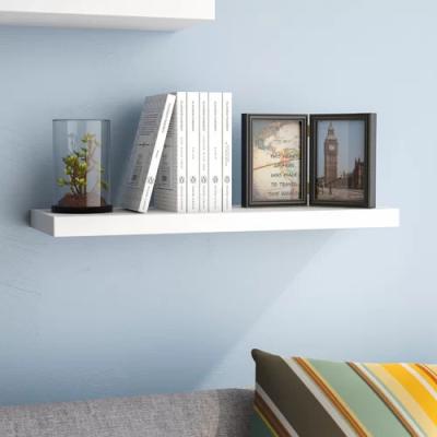 China MDF Paint Rustic Floating Wall Shelf / Floating Display Shelves Fashion Design for sale