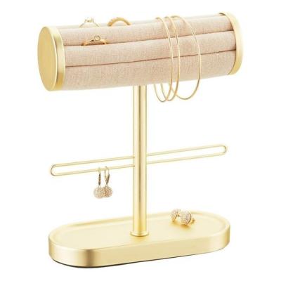 China High End Jewelry Display Stands Umbra Gold Circa Ring And Bracelet Holder for sale