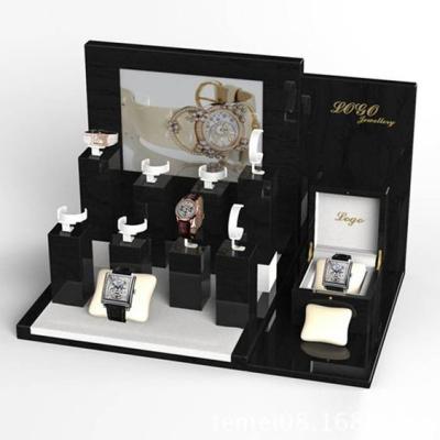 China Premium Black Jewelry Display Stands Sets / Watch Holder Stand OEM / ODM Available for sale