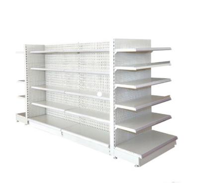 China Durable Supermarket Gondola Shelving / Grocery Store Display Racks 3-8 Layer for sale