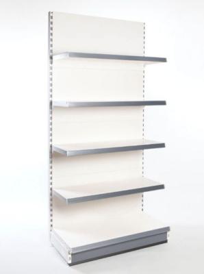 China Footwear Store Display Stand Single Sided Wooden Retail Display Shelving Units for sale