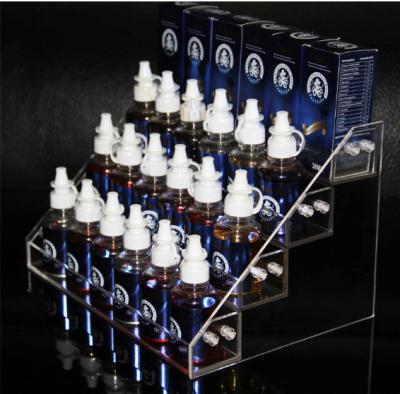 China Transparent Acrylic Display Fixtures For Nail Polish E - Liquid 5 Layers for sale