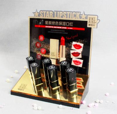 China Countertop Acrylic Makeup Display Stand , Cosmetic Display Rack For Lipstick for sale