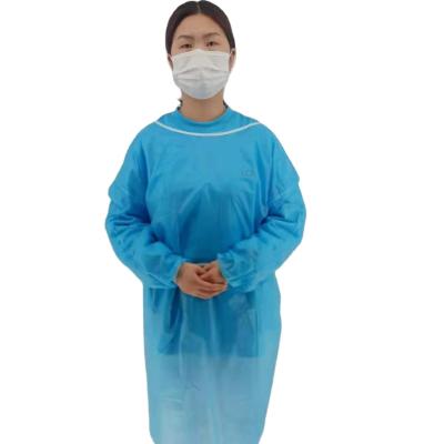 China Factory Wholesale Disposable Isolation Gown Aami Surgical Gown for sale