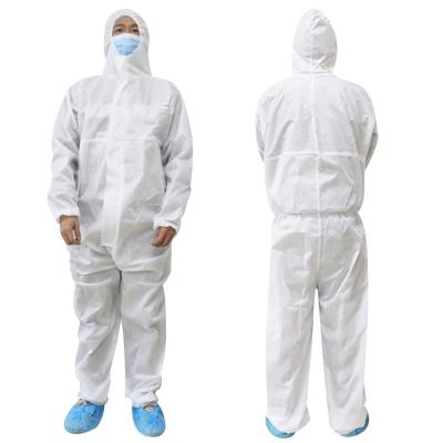 China Medical & Non Woven Lab Full Body Protect Suit Waterproof Disposable Clothing Protective Suit for sale