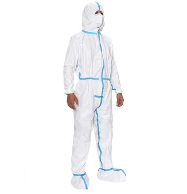 China Medical & Medical Laboratory Protective Suits Safety PPE Waterproof Medical Disposable Coverall And Lab CE Class I Protective Non Sterile 30g White C99 for sale