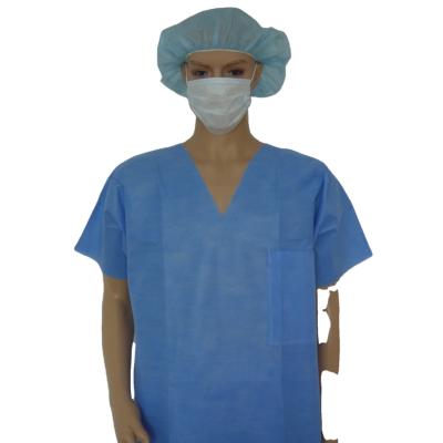 China Health Services SMS Fabric Level 2 Medical Nonwoven Lab Gown For Lab Medical Disposable Gowns For Lab for sale