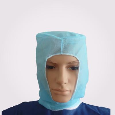 China PP in Space Cap 30g PP Disposable Surgical Cap Stock Blue Disposable Nonwoven Space Cap PP Nonwoven Cap with Ties for sale