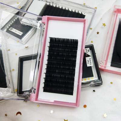 China Mink / Silk Matte Volume Lashes Bulk Mink Eyelash Extensions Premium Private Label for sale