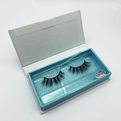 China Soft And Comfortable Custom Empty Eyelash Boxes Logo Printed Eyelash Packaging Box for sale