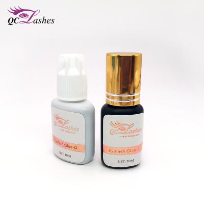 China Gluing eyelash 7-8 weeks lasting, 0.5~1 dryiny quick dry eyelash glue, lash adhesive for lash extension for sale