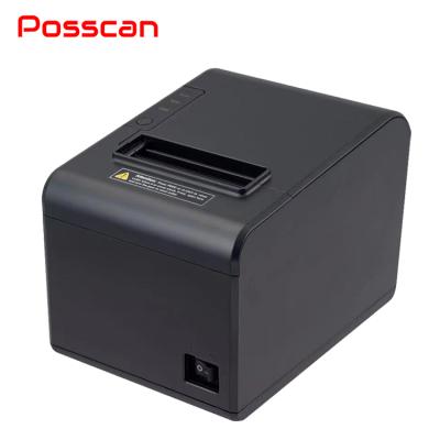 China Black Cheap Hotel Bill Machine 4inch POS System LAN RS232 80mm USB Thermal Receipt Printer for sale