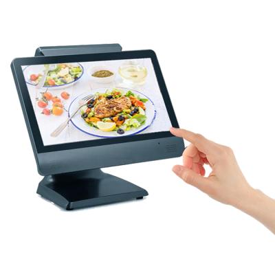 China Cheap Cafe POS Systems Manufacturer For Retail With Cheap Cash Drawer POS System Touch Windows Restaurant POS System 15 .6Inch Touch Screen for sale