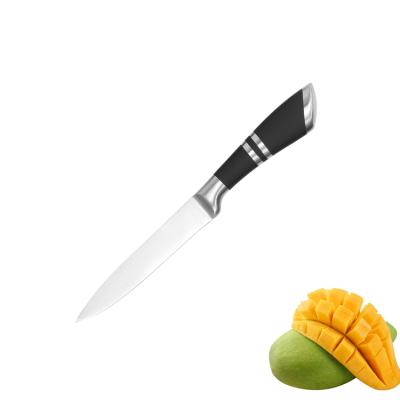 China Viable Cavity Black Handle Blade Stainless Steel Senior Knife Maker Kitchen Serving Kitchen Knife for sale