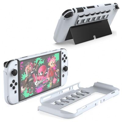 China With Game Card Storage Switch Console Switch NEW OLED Shell Case Cover Skin Protective Hard Guard with Game Card Slot for OLED Switch for sale