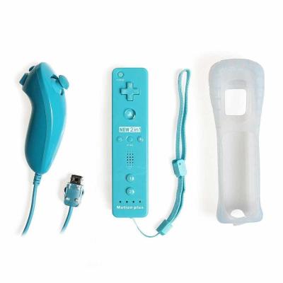 China With Handbreak Wii Game Controller Left And Right Handle Chicken Leg Type With Input MotionPlus Wii Right Controller + Curved Controller for sale