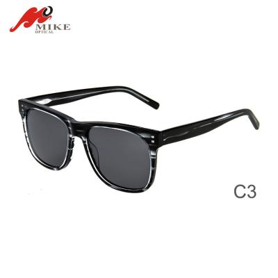 China Simple Fashion Sun Glasses Sunglasses Men Polarized Square-Frame Acetate Sunglasses Masculine Men for sale