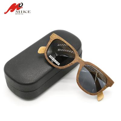 China Fashion sunglasses 2019 fashion polarized wooden bamboo sunglasses china glass sun glasses for sale