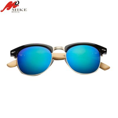 China Classic Fashion Sun Glasses UV400 Mirror Glass Women Men Metal Sun Glasses Fashion Half Sun Glasses for sale