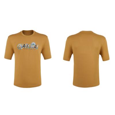 China Short Custom Men'S T Shirts With Plain Knitted Fabric Puff Screen Printing for sale