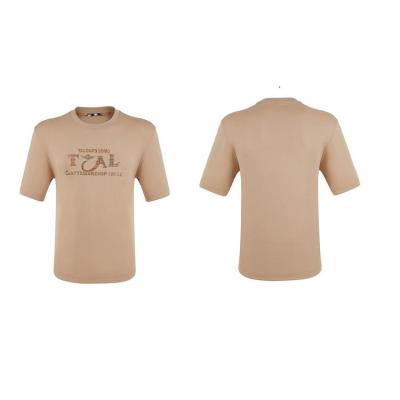 Chine Logo personnalisé T-shirt classique pour hommes Tops surdimensionnés 100% coton T-shirts à manches courtes à vendre