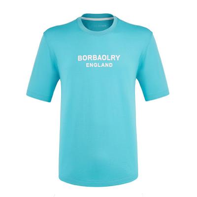 China Daily Casual Office Wearing Heavy Cotton Men's T-Shirt with Customized Logo and Color for sale