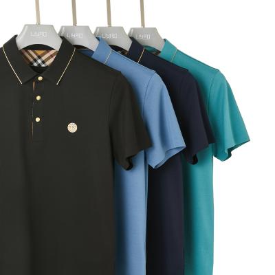 Cina T-shirt da polo con manica corta per uomini, con stoffa di cotone morbido 170-210 grammi in vendita