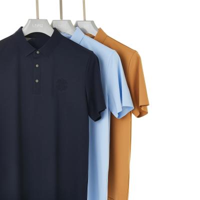 China Custom Design Polo-Neck Collar Men's Moisture Wicking Golf and Workwear Polo Shirt for sale