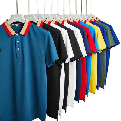 China Spring Summer Autumn 230Gsm Sublimation Men T Shirt Polo 100%Cotton Boys Polo Shirt for sale