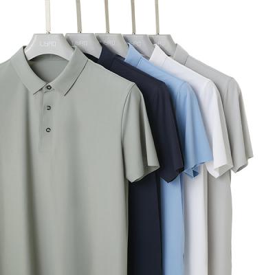 China Customized Colors Summer Anti-Wrinkle Plain Polo T Shirt for Men in Dry Cool Fit for sale