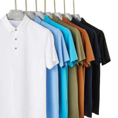 China Zomer Herfst Gewoon Custom Polo Shirts Met Logo Plain Polo Mensen Kortsleeft Shirt Te koop