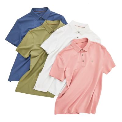 China Primavera verano otoño 100% algodón logotipo personalizado ODIN camisa de polo antiarrugas para hombres en venta