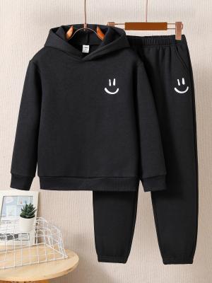 China Daily Wear Hooded Children Clothing Set 400gsm With Machine Washable for sale