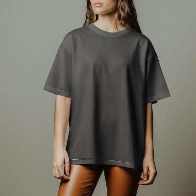 Κίνα Υπερμεγέθης Loose Fit Little Drop Shoulder T-Shirt OEM ODM 320Gsm προς πώληση