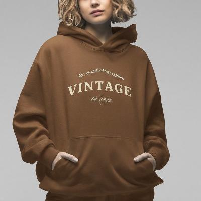 China Vintage Damenbekleidung Set Übergroße Winter Hoodies ODM OEM zu verkaufen