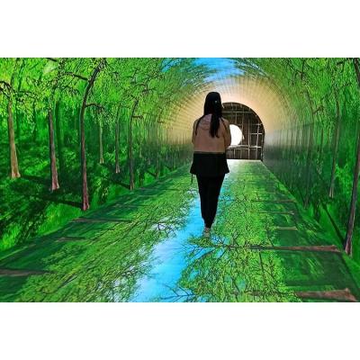 China Scenic Spot LED Tunnel Display Screen Changing in All Year Autumn Leaves and Winter Full Color Snow LED Tunnel Display Screen for sale