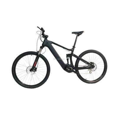 China Mountain Bike Electric Suspension Carbon Fiber Emtb Mountain Ebike Enduro Ebike 500w Bafang Multifunctional Mid Drive Full for sale