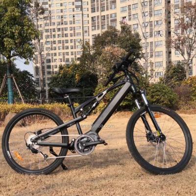 China F6-T Bafang Ebike 48v 250W 500W 1000w Full Road Electric Bike 27.5 26 Multifunctional Suspension Ebike 29 for sale