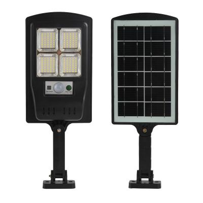 China Warehouse New design factory direct sales Ip66 40w Waterproof ABS integrated all in one solar lights outdoor garden for sale