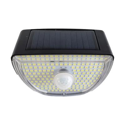 China Outdoor 200 Garden Led Wall Energy Saving Garage Drivewaysdecoration Solar Powered Fence Yard Light for sale