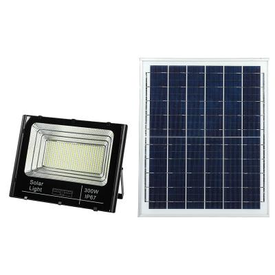 China Dawn Remote Control Die Cast Aluminum Warehouse High Lumen Twilight Housing Flood Light IP67 Waterproof Solar 300w for sale