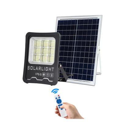 China Unborn Warehouse High Lumen ABS Outdoor Waterproof IP65 Twilight Solar Flood Light 300w for sale