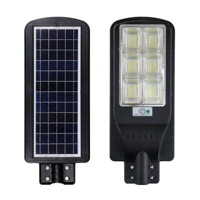 China Outdoor Sports Stadiums High Lumen Module IP65 Waterproof ABS 100W 150W Integrated All In One Solar Street Light Price List for sale