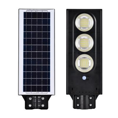 China Outdoor Sports Stadiums HOIYU Motion Sensor Garden ABS IP65 Waterproof 300w Integrated Solar Street Light for sale